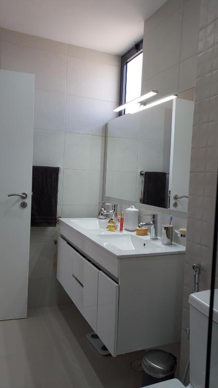 Koupelna v ubytování chambre chez alcinda