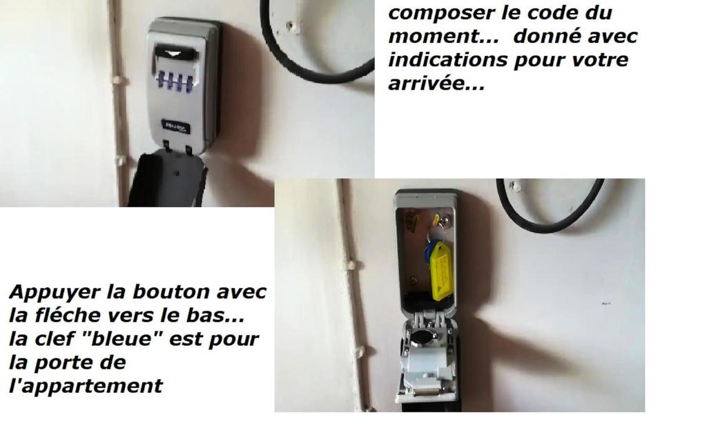a phone is attached to a wall with a cord at Appartement d&#39;une chambre avec vue sur la ville et wifi a Embrun in Embrun