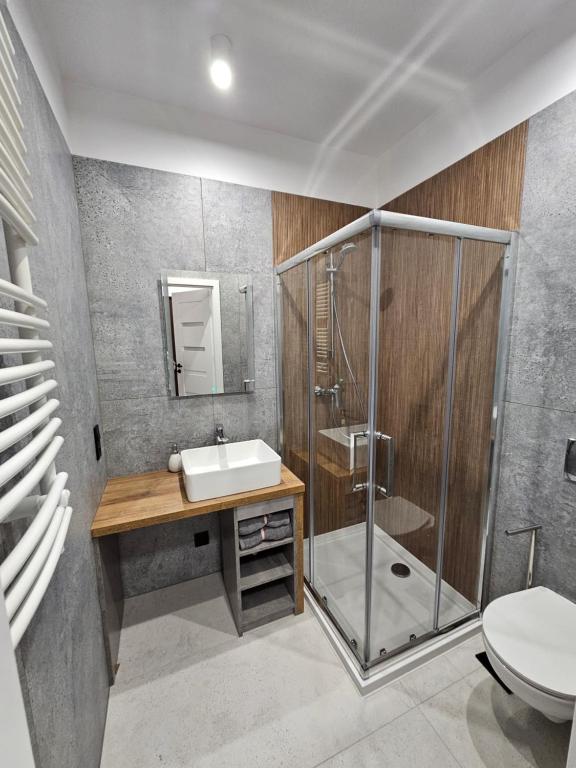 Łazienka w obiekcie Ottimo Apartamenty Jagiellońska