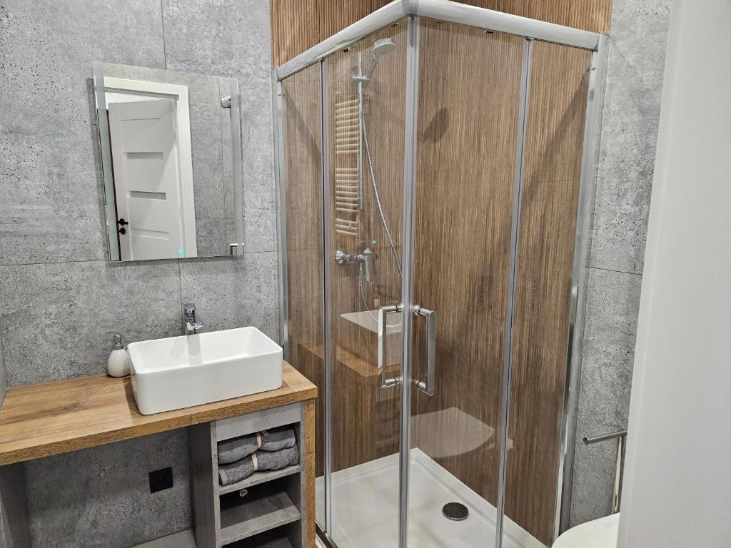 Łazienka w obiekcie Ottimo Apartamenty Jagiellońska
