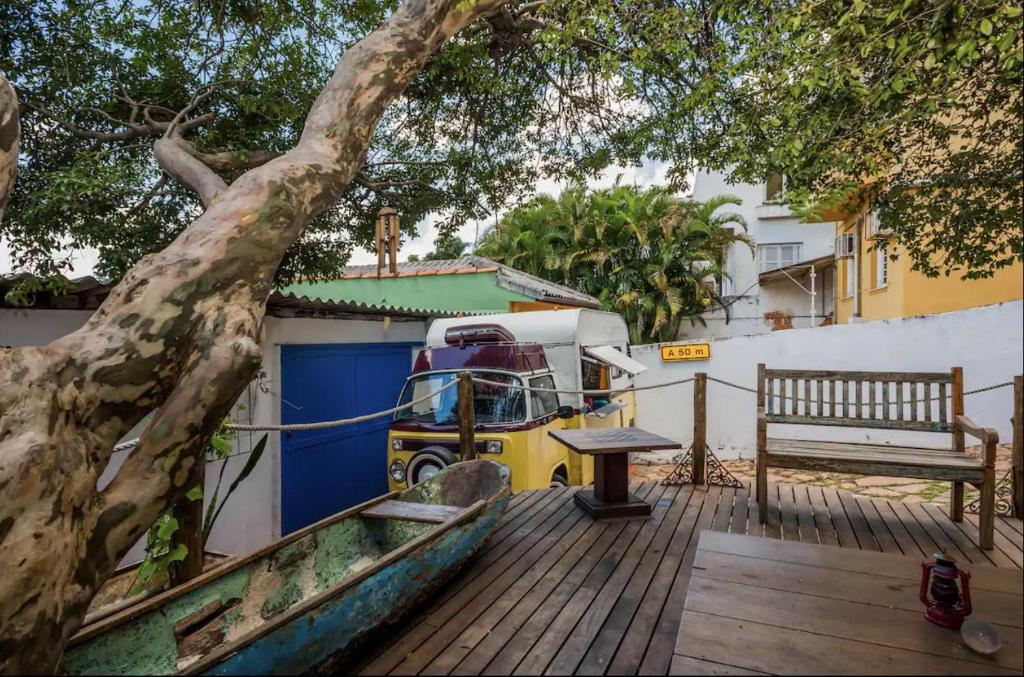 Balkón nebo terasa v ubytování Paradiso Hostel & Suites - TOP 1 DE SÃO PAULO