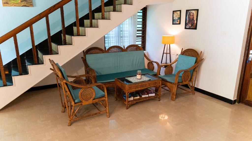 Khu vực ghế ngồi tại Soul Home Stay