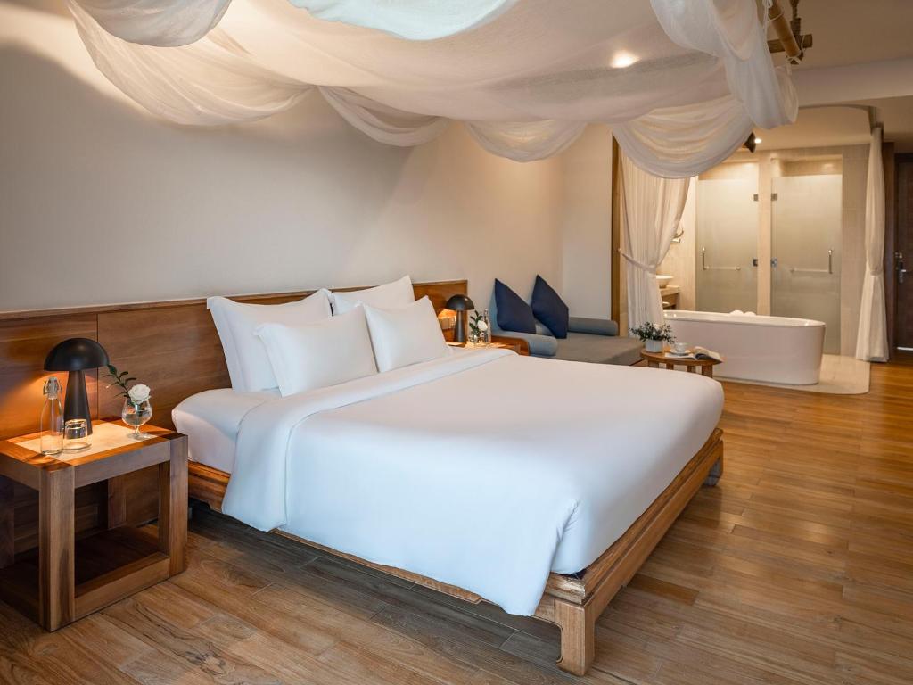 Phòng Deluxe Có Giường Cỡ King Nhìn Ra Vườn