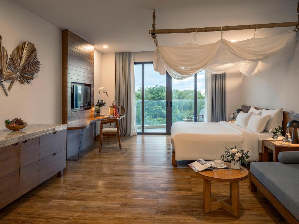 Phòng Deluxe Có Giường Cỡ King Nhìn Ra Vườn