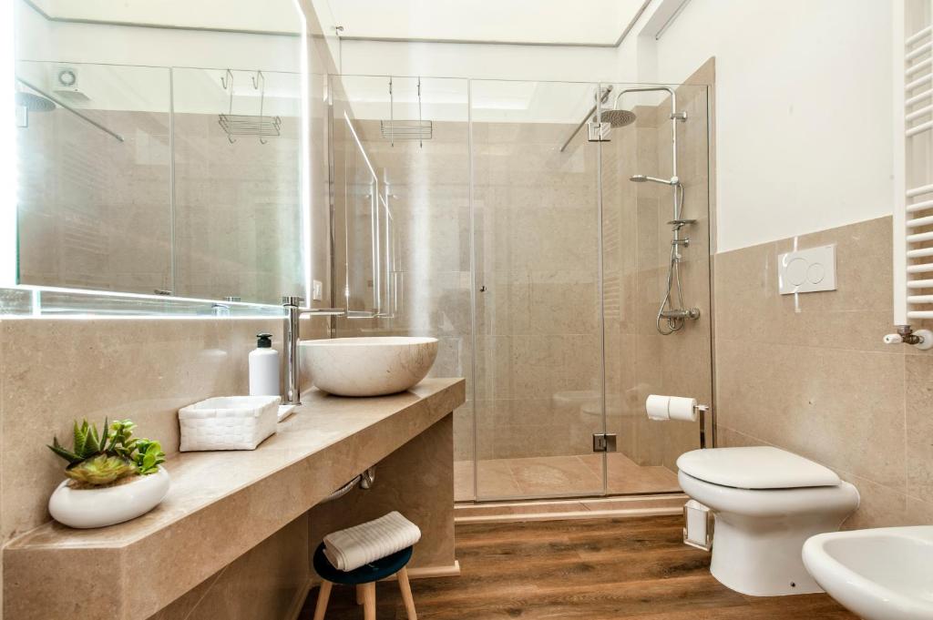 Koupelna v ubytování Vittoria Luxury House