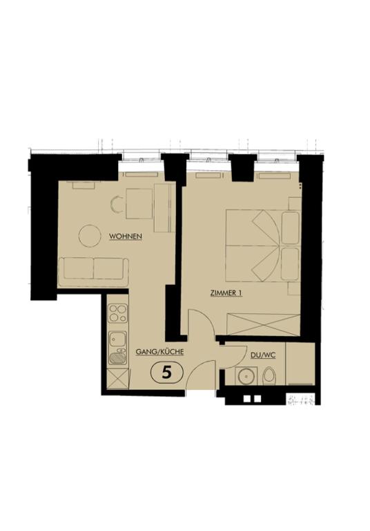 Belmont- Apartment Haus - One-Bedroom Apartment