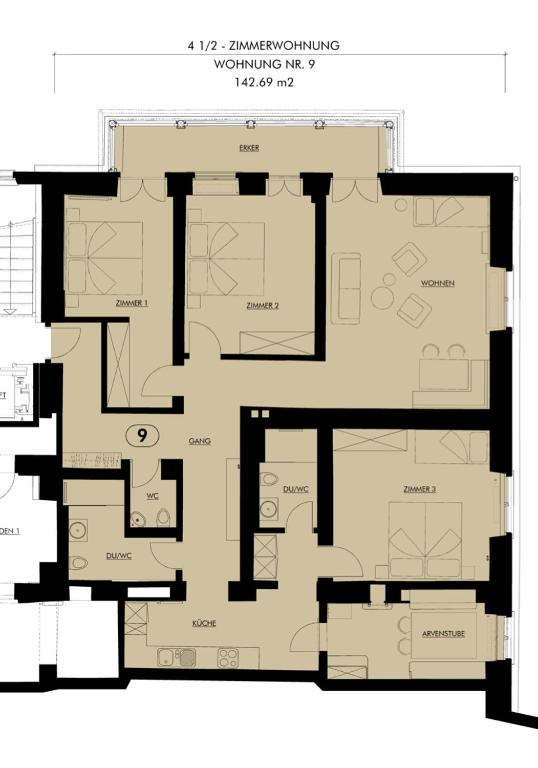 Belmont- Apartment Haus - Three-Bedroom Apartment