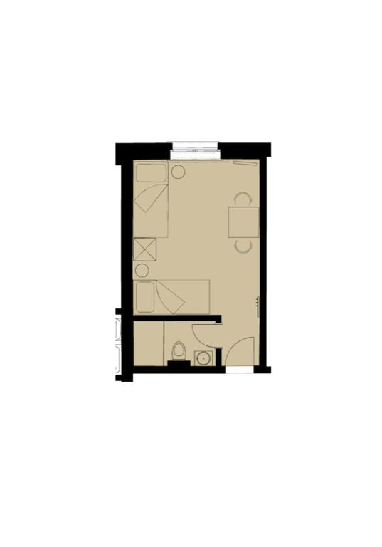 Belmont- Apartment Haus - Twin Room With Mountain View