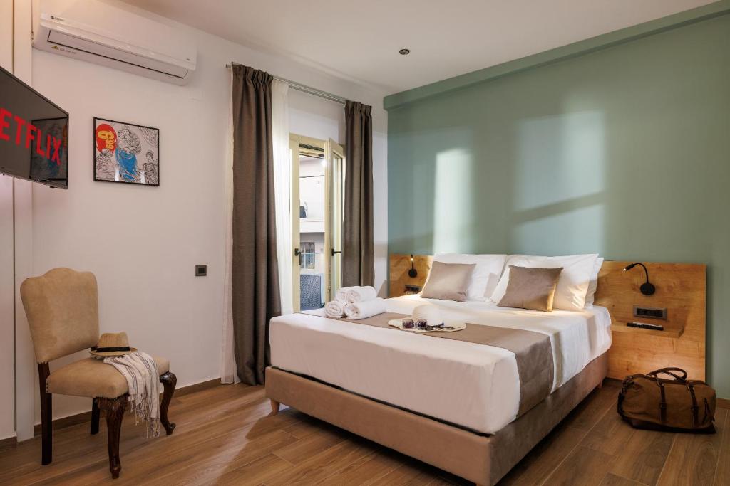 En eller flere senge i et værelse på Cathedral Suites