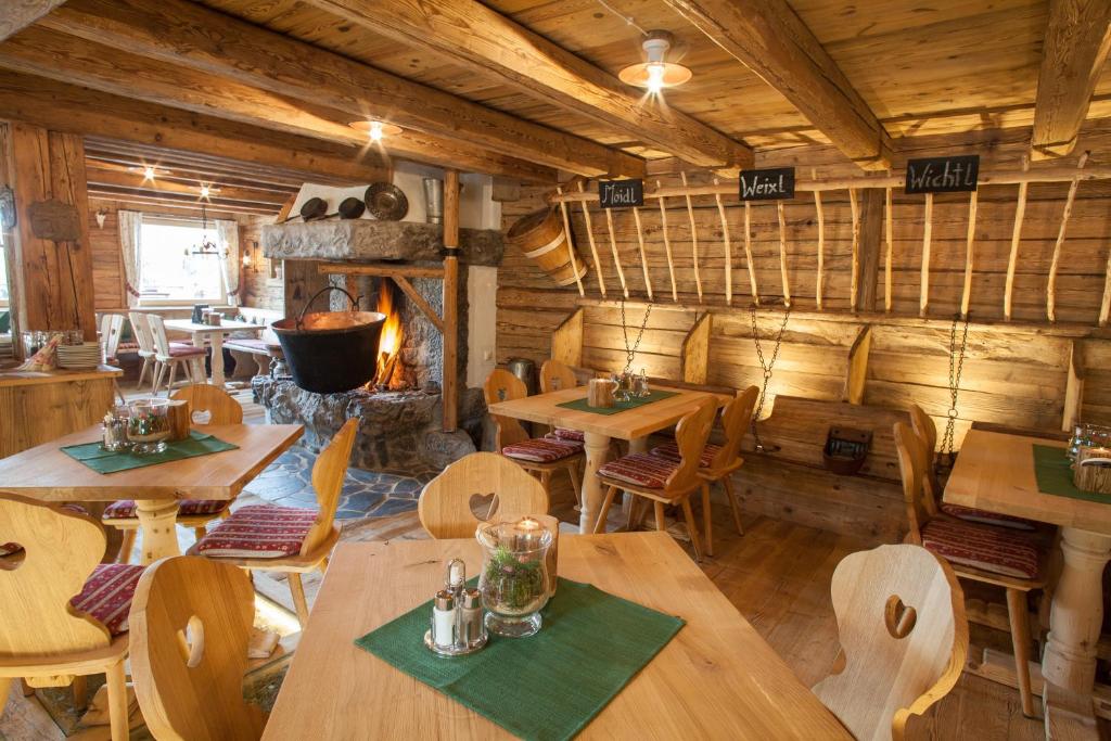 Posezení v ubytování Gröbl-Alm
