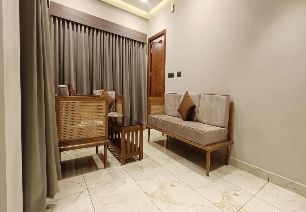 Posezení v ubytování Palette Hill View Resorts Vagamon