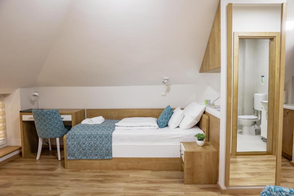 Koupelna v ubytování Grand Park rooms & apartments
