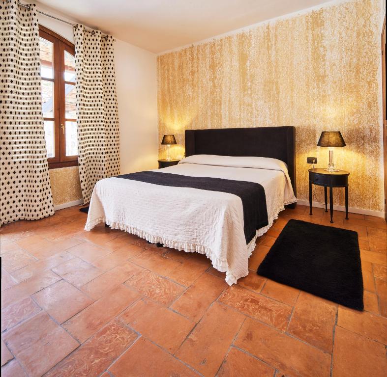 Voodi või voodid majutusasutuse Agriturismo Cascina Mirandola toas