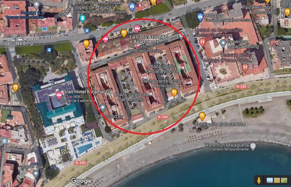 Výhľad na mesto Malaga alebo výhľad na mesto priamo z apartmánu