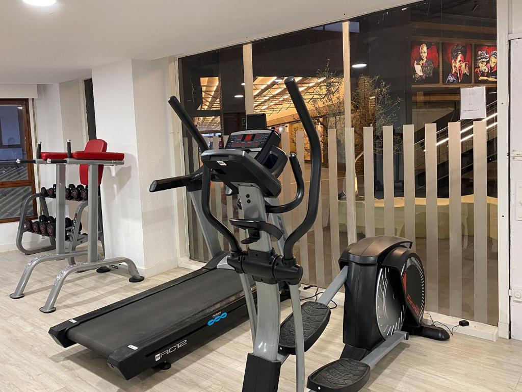 Fitness centrum a/nebo fitness zařízení v ubytování Verso 47