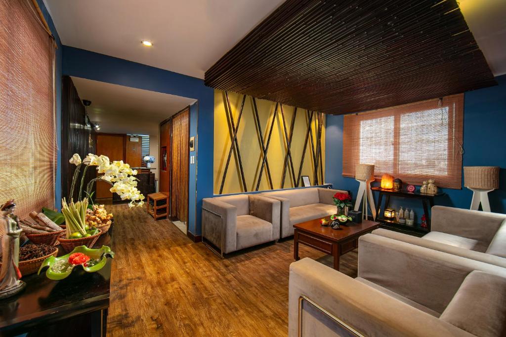 Posezení v ubytování Oriental Suites Hotel & Spa
