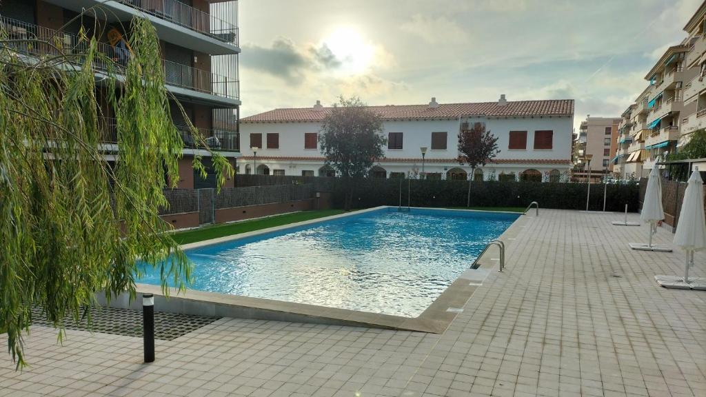 Bazén v ubytování Beach Apartment Calafell Playa nebo v jeho okolí