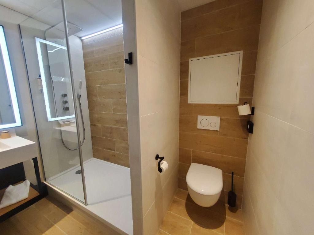 Koupelna v ubytování Mercure Epinal Centre