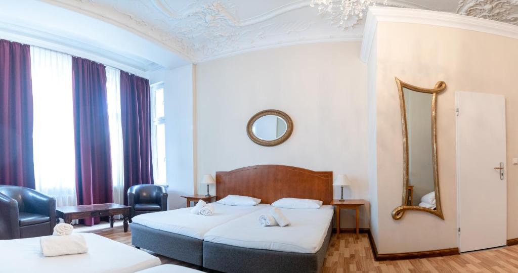 Postel nebo postele na pokoji v ubytování Safestay Berlin Kurfurstendamm