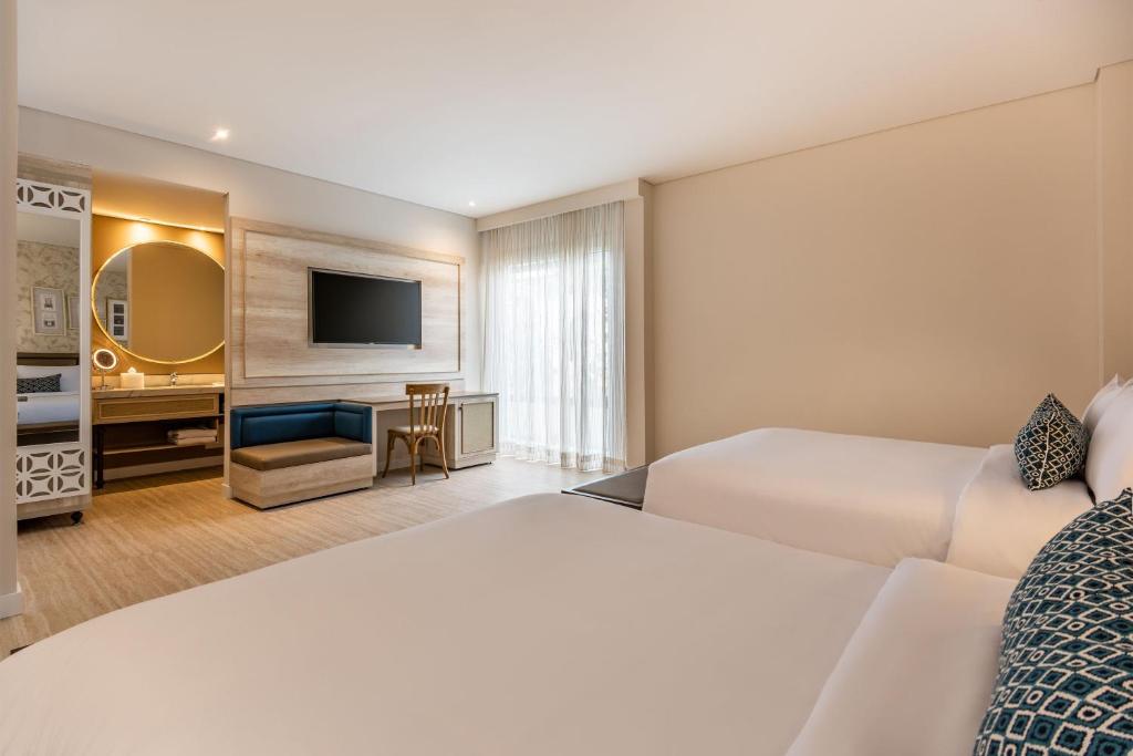 Ermita Cartagena, a Tribute Portfolio Hotel - 客房双人床，客房，2张双床/单人床