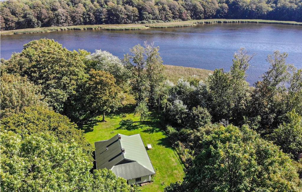 A bird's-eye view of Gorgeous Home In Nstved With House A Panoramic View