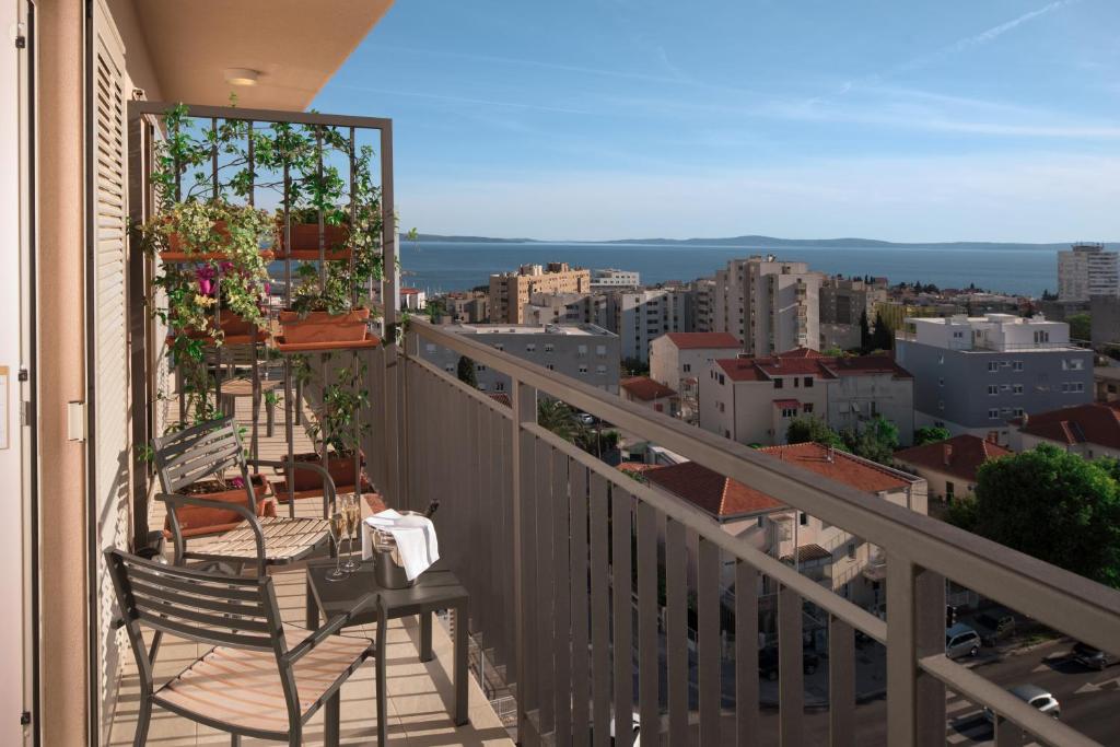 Balkón nebo terasa v ubytování Dioklecijan Hotel & Residence