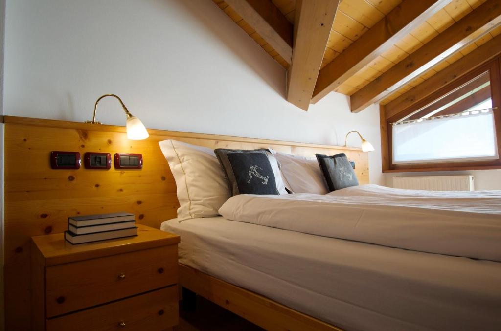 Postel nebo postele na pokoji v ubytování Hotel Belfiore