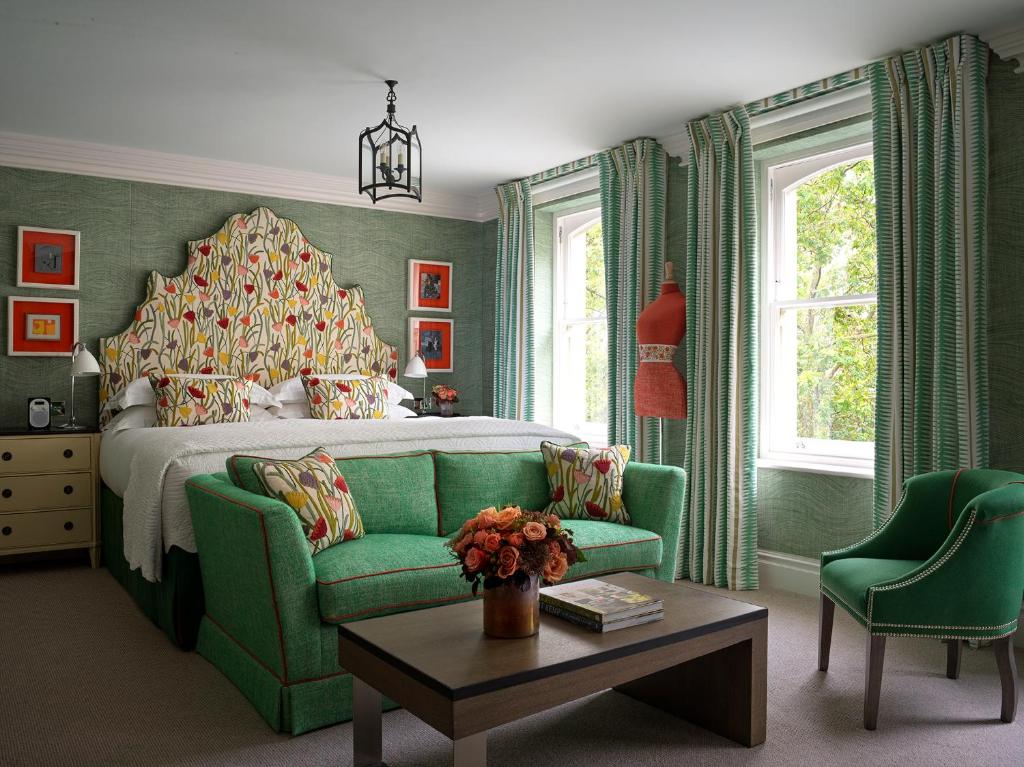 Posezení v ubytování Knightsbridge Hotel, Firmdale Hotels