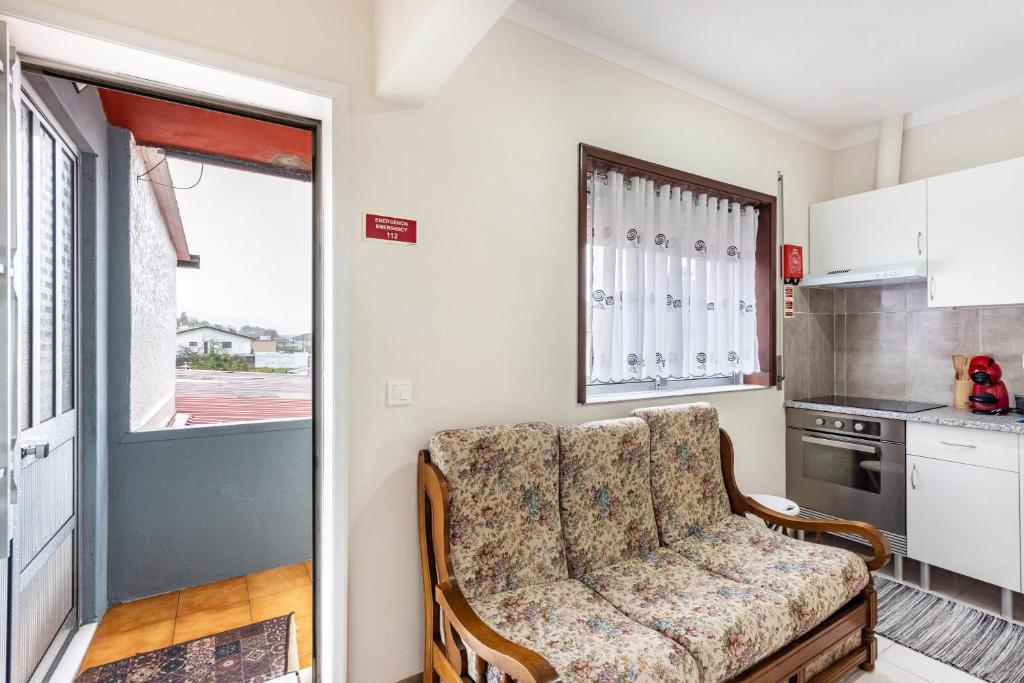 Dapur atau dapur kecil di Casa entre Porto e Aveiro