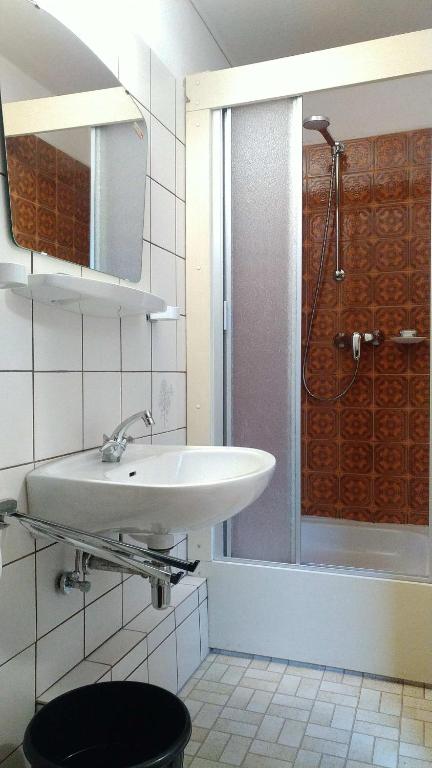 Koupelna v ubytování Quellenhof Altenau