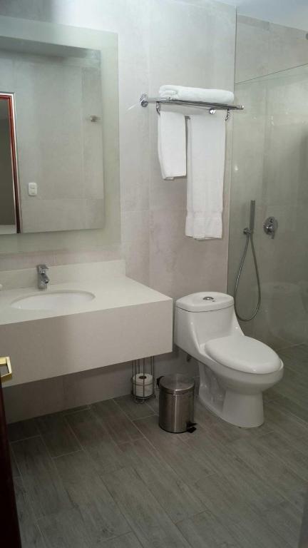 Kupatilo u objektu Hotel Palma Real