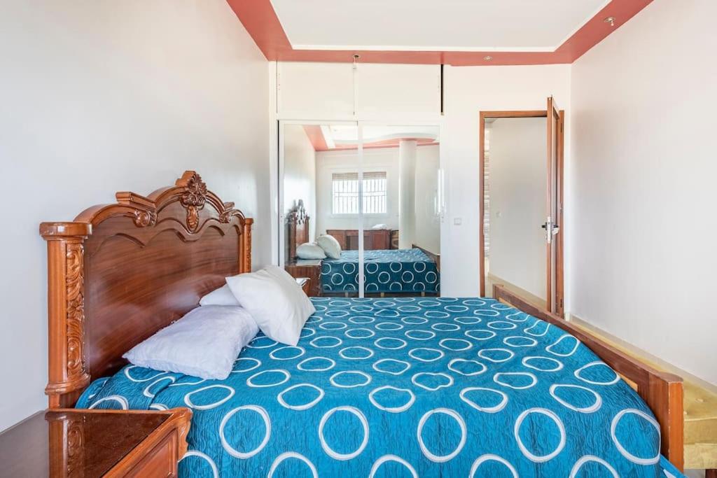Postel nebo postele na pokoji v ubytování Villa avec vue sur mer