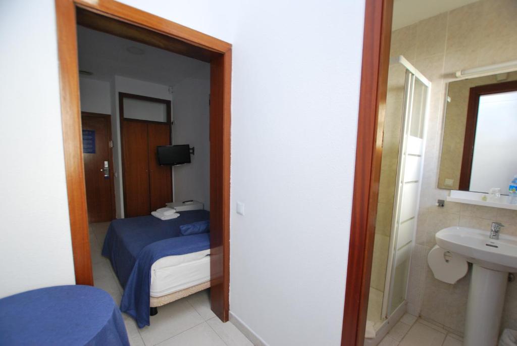 Kúpeľňa v ubytovaní Hotel Tres Leones