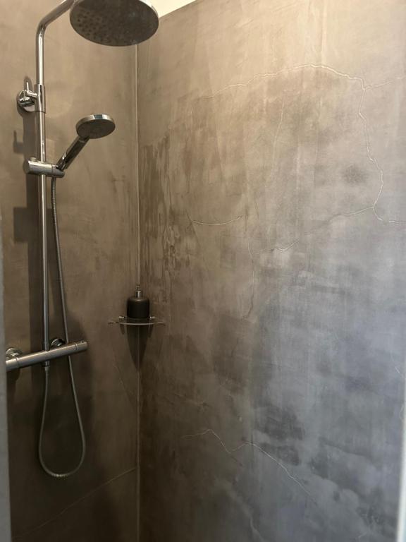 Koupelna v ubytování B&B Des Heures Claires