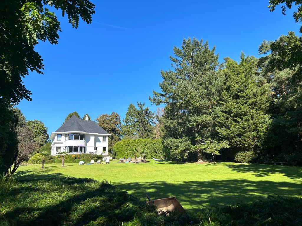 Zahrada ubytování B&B Des Heures Claires