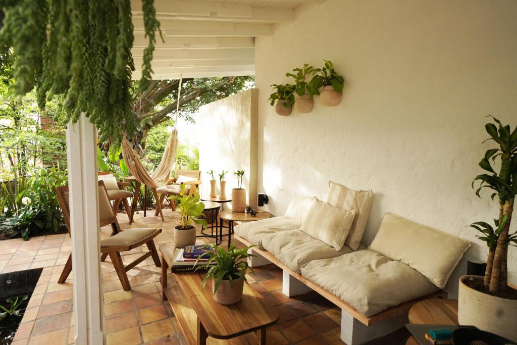 Χώρος καθιστικού στο Hotel Quinta Ladera