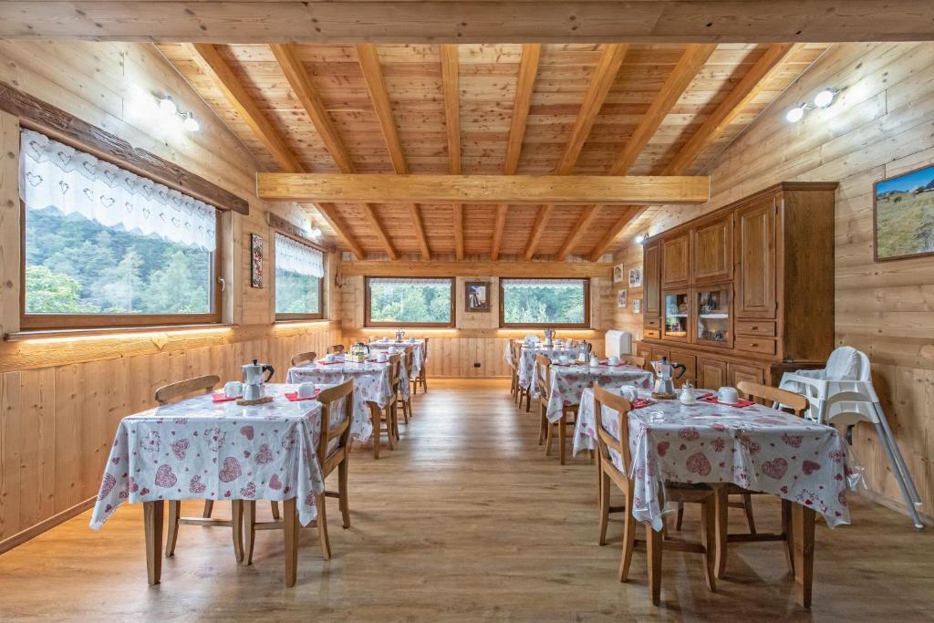 Restaurace v ubytování Agriturismo La Clochette