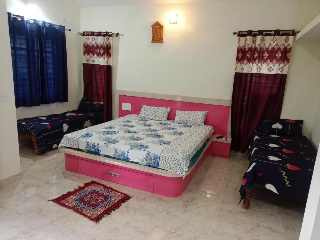 Voodi või voodid majutusasutuse HALASE HOMESTAY toas