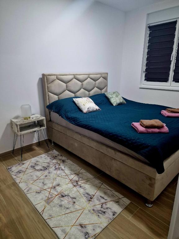 Postel nebo postele na pokoji v ubytování lux two