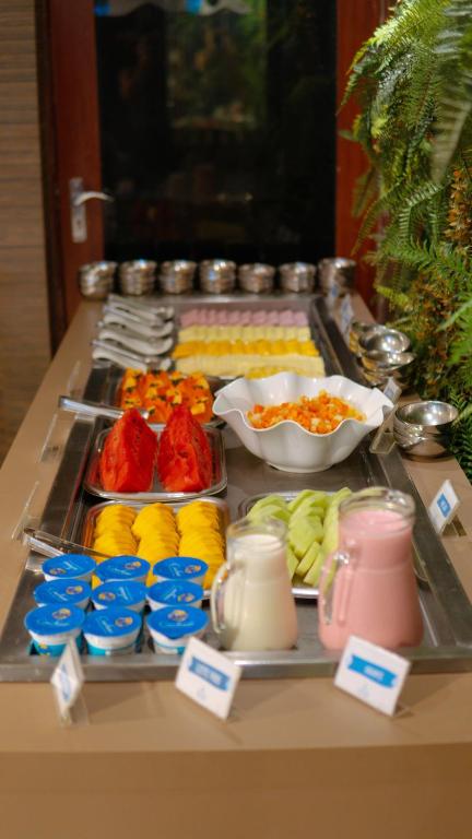 Comida no hotel ou em algum lugar perto