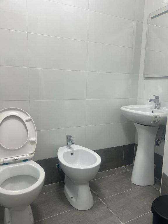 Koupelna v ubytování Roma Palace