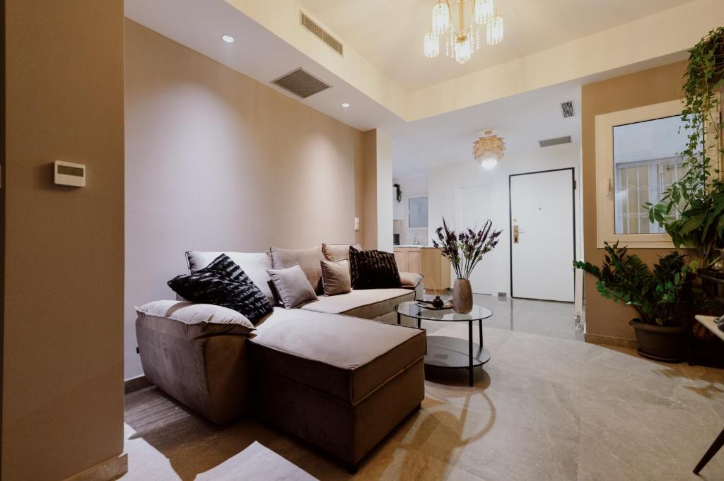 Un lugar para sentarse en Elpidas Apartment