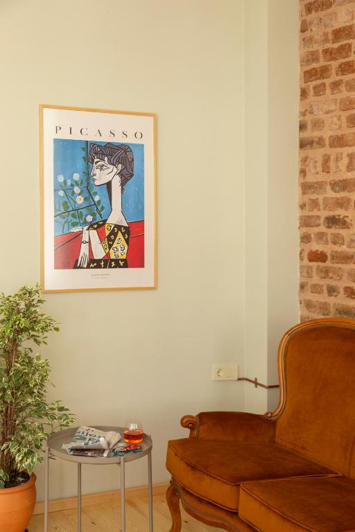 Posezení v ubytování Lemon Apartments
