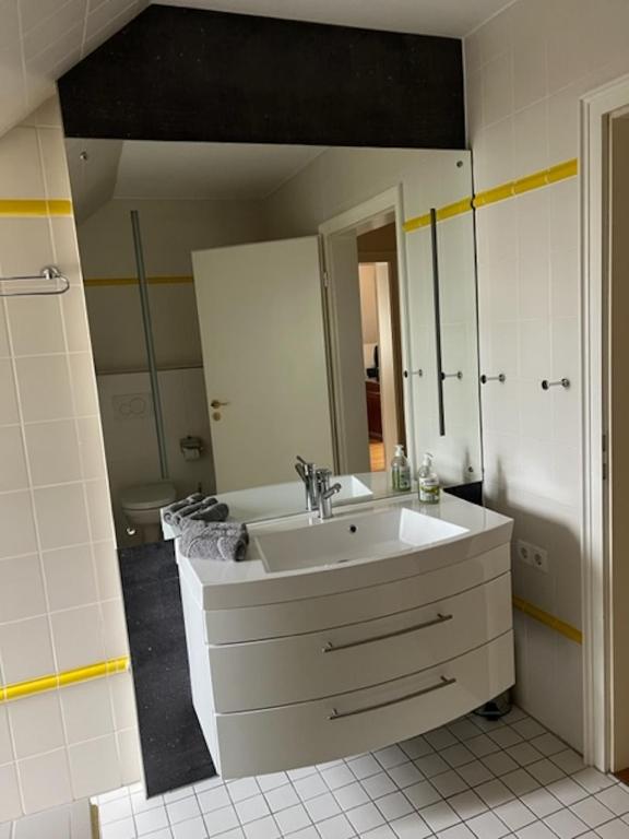 Koupelna v ubytování Dünenhaus 2 Schlafzimmer