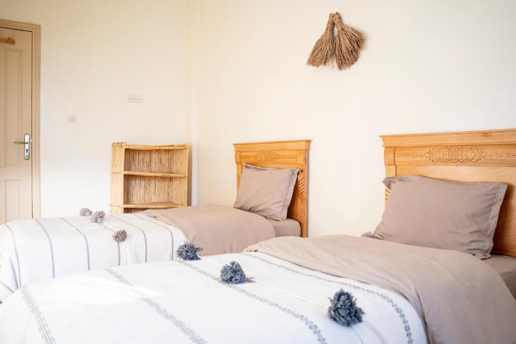 Postel nebo postele na pokoji v ubytování Casa Janoub Morocco