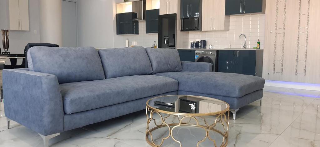 Kuchyň nebo kuchyňský kout v ubytování 4 on Pritchard Luxury Suites