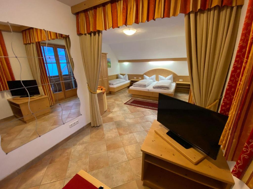 Posteľ alebo postele v izbe v ubytovaní Hotel Garni Gafluna