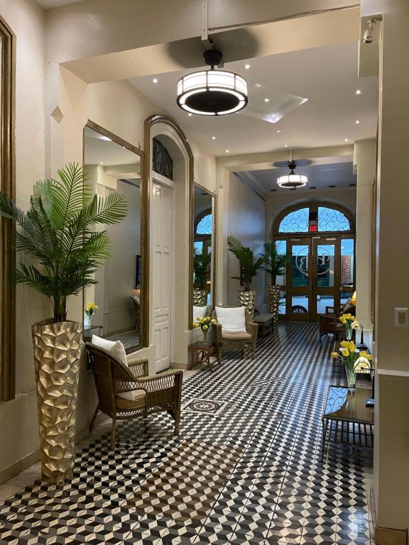 Posezení v ubytování Boutique Hotel Belgica