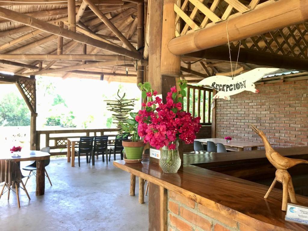 Restaurace v ubytování Quinta El Mamey