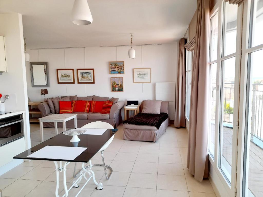 Zona d'estar a Appartement Arcachon, 2 pièces, 2 personnes - FR-1-319-356